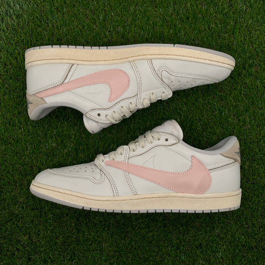 AJ1 low coffee rosa Travis custom